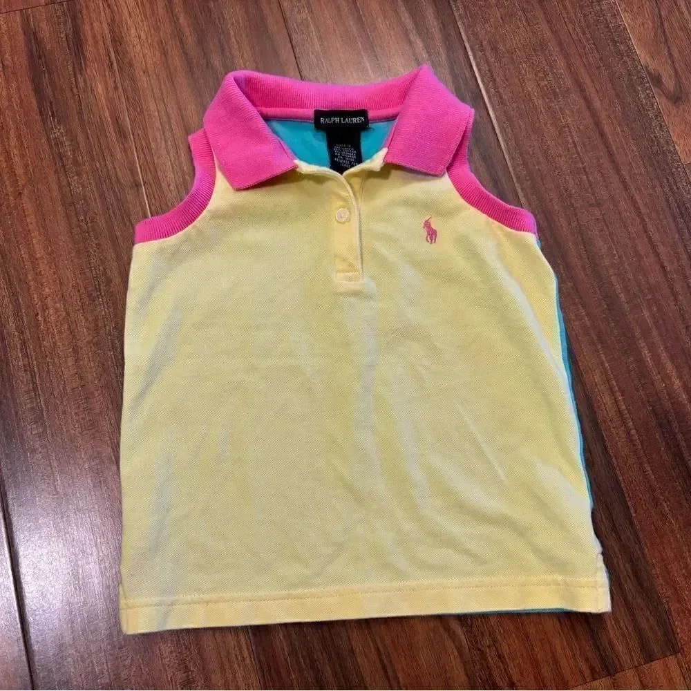 Ralph Lauren Colorblock Polo Tank Top